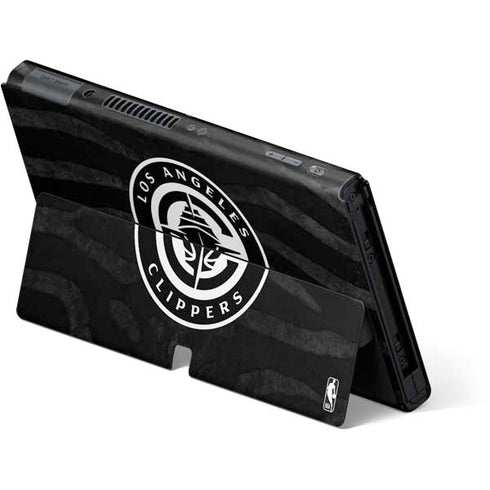 NBA LA Clippers Animal Print Nintendo Switch OLED (2021) Skin